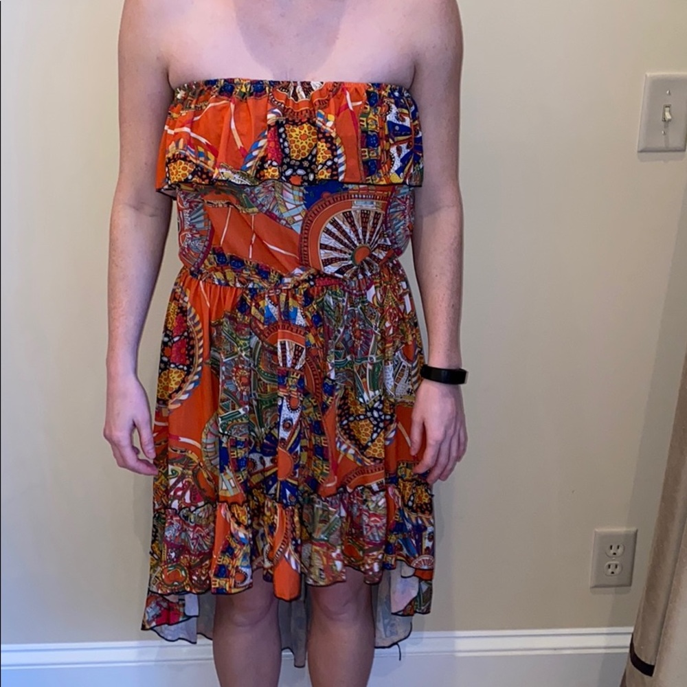 R.J Story High-Low Strapless Dress